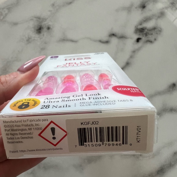 KISS Gel, Jelly, Glam & Jewel Fantasy, Press-On Nails, Long Length, 6 Boxes-New - Picture 2 of 14